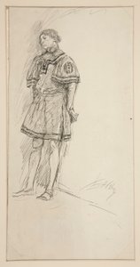 Studio di costume per Due gentiluomini di Verona (?) da Edwin Austin Abbey