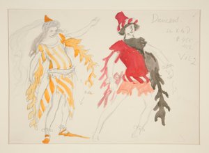 Ballerini, bozzetto di costume per Henry Irving