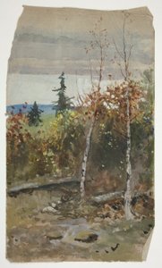 Paesaggio autunnale da Edwin Austin Abbey