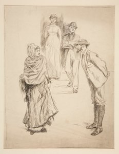 Scena di Figura, studio per da Edwin Austin Abbey