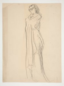 Studio di figura per da Edwin Austin Abbey
