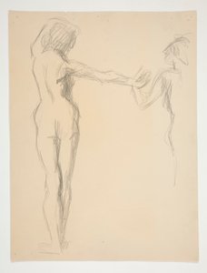 Studio di figura per da Edwin Austin Abbey