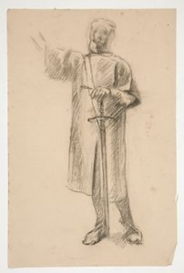 Studio di figura per da Edwin Austin Abbey