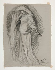 Studio di figura per Castello delle Fanciulle, da La ricerca del Santo Graal (una serie di quindici dipinti per la Biblioteca Pubblica di Boston, completata nel 1901) da Edwin Austin Abbey