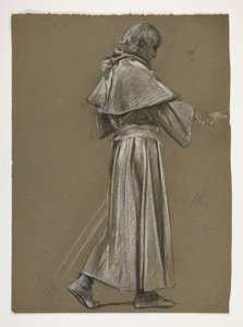 Studio di figura per Re Artù da Edwin Austin Abbey