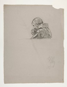 Studio della figura per Re Artù da Edwin Austin Abbey