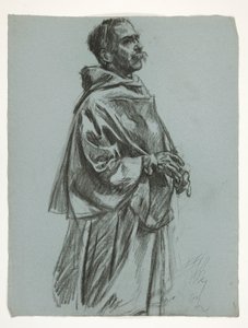 Studio di figura per Re Artù da Edwin Austin Abbey