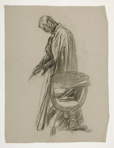 Studio di figura per Re Artù da Edwin Austin Abbey
