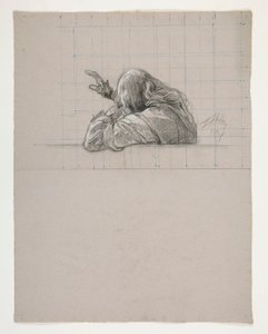 Studio di figura per Re Artù da Edwin Austin Abbey