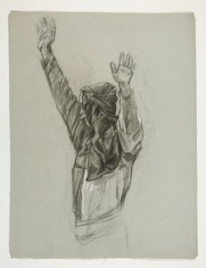 Studio di figura per Re Artù da Edwin Austin Abbey