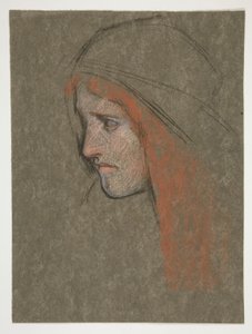 Testa di Cordelia, da Re Lear da Edwin Austin Abbey