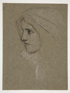 Testa di Cordelia, da Re Lear da Edwin Austin Abbey