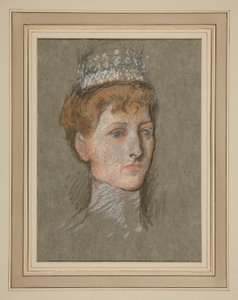 Testa della Principessa del Galles (Regina Maria) da Edwin Austin Abbey