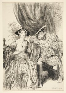 Enrico e Anna Bolena. Re Enrico: da Edwin Austin Abbey