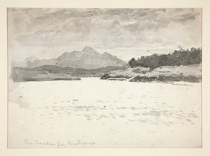 Scena delle Highlands da Edwin Austin Abbey