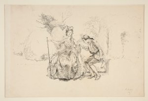 Illustrazione per da Edwin Austin Abbey