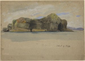 Isola di Staffa da Edwin Austin Abbey