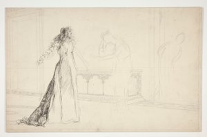 Giulietta nella sala, da Romeo e Giulietta da Edwin Austin Abbey