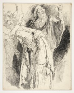 Lear con Cordelia morta tra le braccia, Atto V, Scena iii, Re Lear