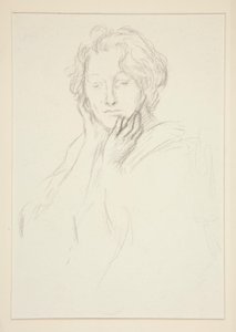 Ritratto di Mrs. Abbey da Edwin Austin Abbey