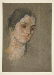Ritratto di una donna non identificata da Edwin Austin Abbey