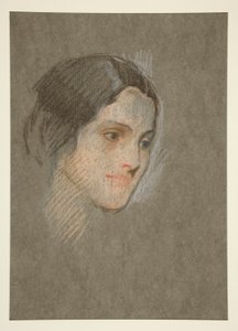Ritratto di una donna non identificata da Edwin Austin Abbey