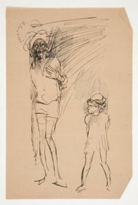 Studio preliminare per Amore da Edwin Austin Abbey