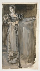 Studio preliminare per Otello (?) da Edwin Austin Abbey