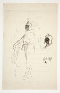 Studio preliminare per Otello (?) da Edwin Austin Abbey
