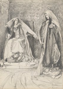 Rebecca e Rowena, illustrazione per Ivanhoe