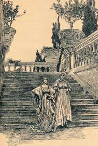 Scena da Molto rumore per nulla da Edwin Austin Abbey