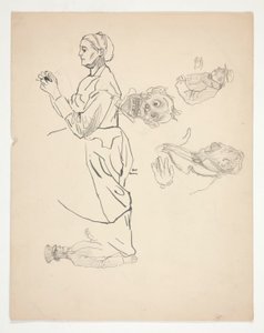 Foglio di studi da Edwin Austin Abbey