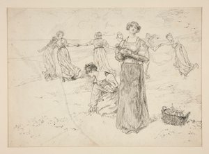 Bozzetto per da Edwin Austin Abbey