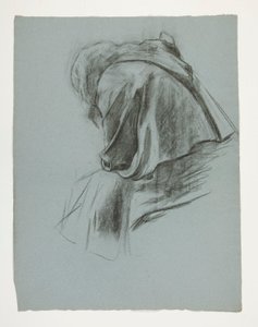 Studio per La partenza, da La ricerca del Santo Graal (una serie di quindici dipinti per la Biblioteca Pubblica di Boston, completata nel 1901) da Edwin Austin Abbey