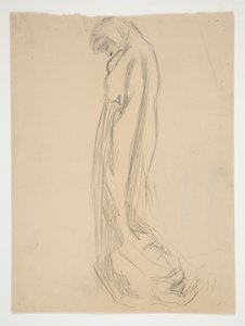 Studio per figura delle 22:00 da Edwin Austin Abbey
