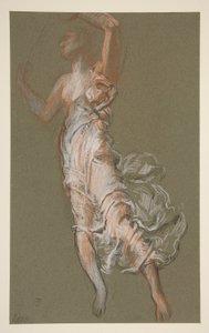 Studio per figura delle 15:00 da Edwin Austin Abbey