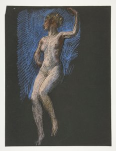 Studio per figura delle 4 pm da Edwin Austin Abbey