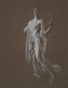 Studio per Figura delle 5 am(?) da Edwin Austin Abbey