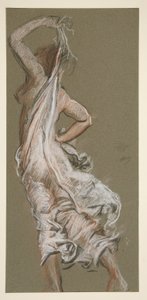 Studio per figura delle 5 pm da Edwin Austin Abbey