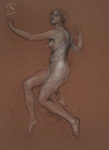 Studio per figura delle 9 del mattino da Edwin Austin Abbey