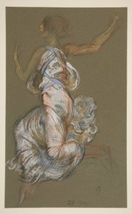 Studio per figura delle 9 del mattino da Edwin Austin Abbey
