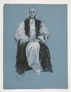 Studio per la figura del vescovo William White da Edwin Austin Abbey
