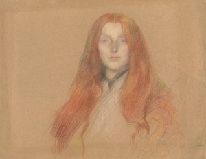 Studio per la testa di Ofelia