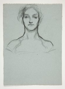 Studio per pastello: Ritratto di una giovane donna