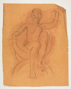 Studio per la figura del Genio dello Stato da Edwin Austin Abbey