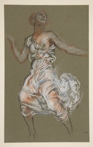 Studio per la figura delle 12:00 da Edwin Austin Abbey