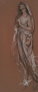 Studio per la figura delle 4 am(?) da Edwin Austin Abbey