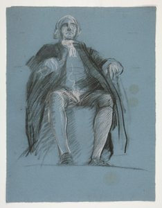 Studio per la figura del generale John Peter Gabriel Muhlenberg da Edwin Austin Abbey