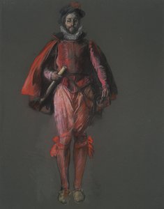 Studio per la figura di Sir Walter Raleigh da Edwin Austin Abbey