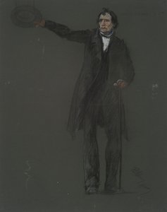 Studio per la figura di Thaddeus Stevens da Edwin Austin Abbey